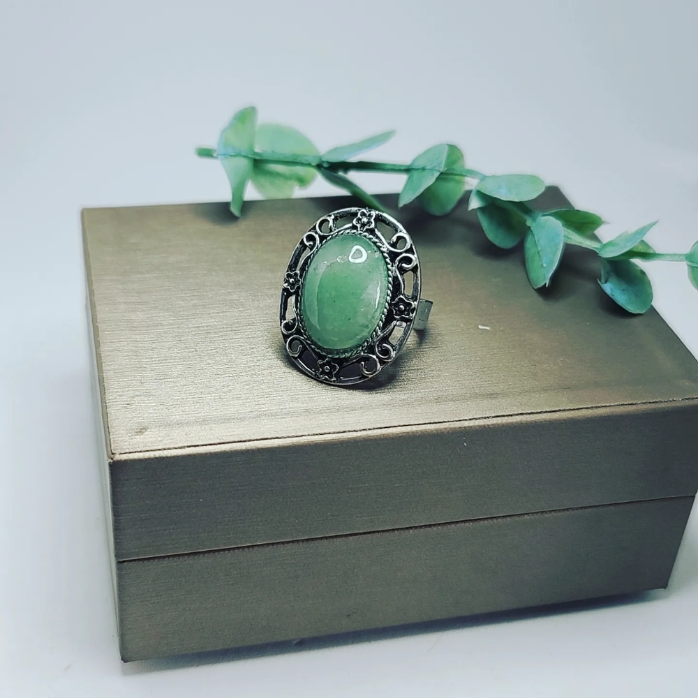 Green Aventurine  ring